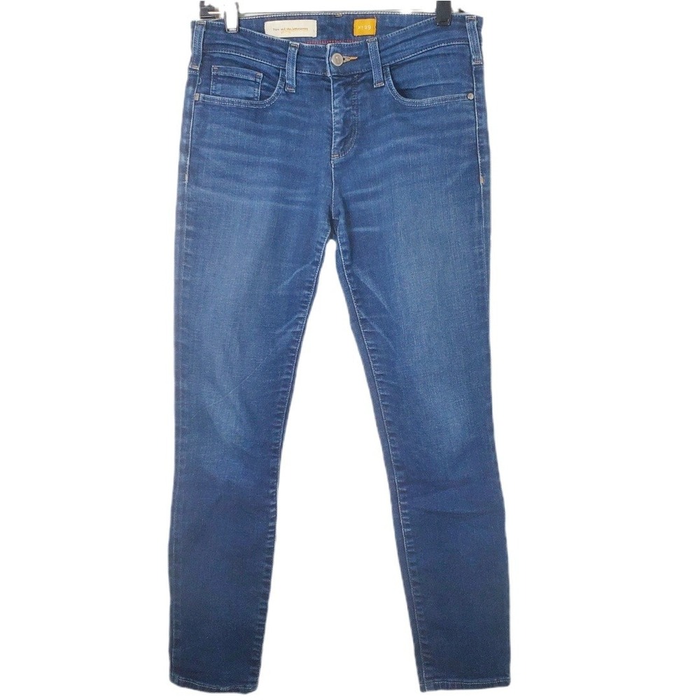 Pilcro and the Letterpress Anthropologie Skinny Jeans Blue Size 29 47ARSIP9916